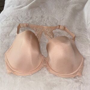 Bnwot Women's Lace Trim Bra in Nude by Paramour